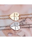 Urok 2 sztuk/zestaw Best Friends bransoletki dla kobiet dziewczyn Puzzle serce bransoletki złoto srebro przyjaźń na zawsze Bff b