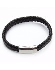2018 ograniczona Pulseira Masculina Pulseira Feminina 21cm pleciona skóra pu bransoletki dla bransoletka i bransoletka moda męsk