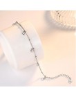 Anenjery 925 bransoletki ze srebra wysokiej próby dla kobiet szczęście miłość serce srebrny łańcuch bransoletka pulseira prezent