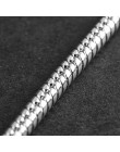 Hurtownia srebrna bransoleta, 925 moda srebrna pozłacana biżuteria 3mm wąż kości bransoletka biżuteria akcesoria