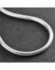 Hurtownia srebrna bransoleta, 925 moda srebrna pozłacana biżuteria 3mm wąż kości bransoletka biżuteria akcesoria