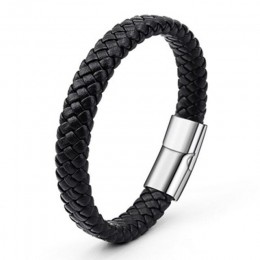2018 ograniczona Pulseira Masculina Pulseira Feminina 21cm pleciona skóra pu bransoletki dla bransoletka i bransoletka moda męsk