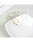 2019 moda lato kwadratowe kryształy Link Chain Stretch Charm bransoletki dla kobiet regulowana strona biżuteria Pulseras Mujer