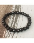 8mm czarny onyks Rhodonite Rose quartz zroszony nadgarstek mężczyźni z kamieniem naturalnym dla kobiet zestawy bransoletek wieżo