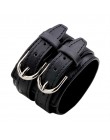 Modyle Vintage Punk Retro wielowarstwowe skórzane bransoletki męskie moda plecione ręcznie liny bransoletki i Bangles dla mężczy