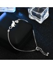 Trendy cyrkonia srebrny kryształ kot i piłka uroku bransoletki dla kobiet modna biżuteria koreańska prezent pulseras mujer moda 