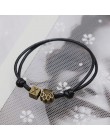 2019 nowe modne bransoletki dla kobiet i mężczyzn bransoletka Z literami A ~ Z i brązowe ślady Charm bransoletka Handmade Rope C