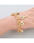 LongWay Heart Beetle Charm bransoletki bransoletki dla kobiet złota kolorowa bransoletka austriacki kryształowy łańcuszek Pulser