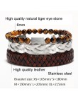 Bransoletki męskie typu bangle/ze stali nierdzewnej/Vintage/skóra/modny/bransoletki bransoletki Twisted plecionki titanium przew