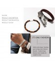 Bransoletki męskie typu bangle/ze stali nierdzewnej/Vintage/skóra/modny/bransoletki bransoletki Twisted plecionki titanium przew