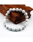 Bransoletka z paciorkami czakry mężczyzn 8mm z kamienia naturalnego Lava Rock tygrysie oko czarny onyks matowy Healing koraliki 