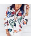 Drukuj Bomber Jacket Women Flowers Zipper Up płaszcz retro wiosna 2019 lato z długim rękawem podstawowe Plus rozmiar krótkie kur