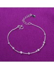 Regulowany 925 Sterling Silver Star serce uroku bransoletki i Bangle dla kobiet prezent ślubny Femme biżuteria A185