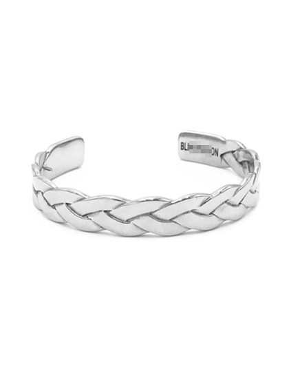 Bransoletki męskie typu bangle/ze stali nierdzewnej/Vintage/skóra/modny/bransoletki bransoletki Twisted plecionki titanium przew