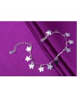 Regulowany 925 Sterling Silver Star serce uroku bransoletki i Bangle dla kobiet prezent ślubny Femme biżuteria A185