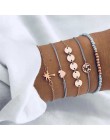 FAMSHIN czeski Handmade splot serca długie kutas zestawy bransoletek kobiety 2019 nowy szary Rope Chain bransoletki biżuteria Ch