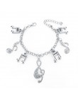 LongWay Heart Beetle Charm bransoletki bransoletki dla kobiet złota kolorowa bransoletka austriacki kryształowy łańcuszek Pulser