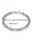 Chunky męskie łańcuch ręczny bransoletki męskie hurtownia Bijoux srebrny/złoty kolor chain Link bransoletka dla mężczyzn biżuter