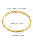 Chunky męskie łańcuch ręczny bransoletki męskie hurtownia Bijoux srebrny/złoty kolor chain Link bransoletka dla mężczyzn biżuter