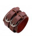 Modyle Vintage Punk Retro wielowarstwowe skórzane bransoletki męskie moda plecione ręcznie liny bransoletki i Bangles dla mężczy