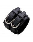 Modyle Vintage Punk Retro wielowarstwowe skórzane bransoletki męskie moda plecione ręcznie liny bransoletki i Bangles dla mężczy
