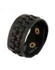 Modyle Vintage Punk Retro wielowarstwowe skórzane bransoletki męskie moda plecione ręcznie liny bransoletki i Bangles dla mężczy