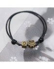 2019 nowe modne bransoletki dla kobiet i mężczyzn bransoletka Z literami A ~ Z i brązowe ślady Charm bransoletka Handmade Rope C