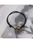 2019 nowe modne bransoletki dla kobiet i mężczyzn bransoletka Z literami A ~ Z i brązowe ślady Charm bransoletka Handmade Rope C