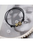 2019 nowe modne bransoletki dla kobiet i mężczyzn bransoletka Z literami A ~ Z i brązowe ślady Charm bransoletka Handmade Rope C