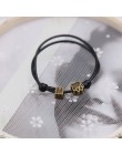 2019 nowe modne bransoletki dla kobiet i mężczyzn bransoletka Z literami A ~ Z i brązowe ślady Charm bransoletka Handmade Rope C