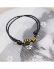 2019 nowe modne bransoletki dla kobiet i mężczyzn bransoletka Z literami A ~ Z i brązowe ślady Charm bransoletka Handmade Rope C