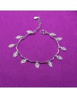 Regulowany 925 Sterling Silver Star serce uroku bransoletki i Bangle dla kobiet prezent ślubny Femme biżuteria A185