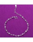 Regulowany 925 Sterling Silver Star serce uroku bransoletki i Bangle dla kobiet prezent ślubny Femme biżuteria A185