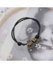 2019 nowe modne bransoletki dla kobiet i mężczyzn bransoletka Z literami A ~ Z i brązowe ślady Charm bransoletka Handmade Rope C