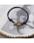 2019 nowe modne bransoletki dla kobiet i mężczyzn bransoletka Z literami A ~ Z i brązowe ślady Charm bransoletka Handmade Rope C