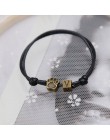 2019 nowe modne bransoletki dla kobiet i mężczyzn bransoletka Z literami A ~ Z i brązowe ślady Charm bransoletka Handmade Rope C