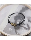 2019 nowe modne bransoletki dla kobiet i mężczyzn bransoletka Z literami A ~ Z i brązowe ślady Charm bransoletka Handmade Rope C