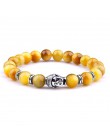Moda AAA Royal Blue Tiger Eye męskie koraliki na bransoletkę z kamienia naturalnego budda Stretch Charm bransoletki dla kobiet m