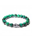 Moda AAA Royal Blue Tiger Eye męskie koraliki na bransoletkę z kamienia naturalnego budda Stretch Charm bransoletki dla kobiet m