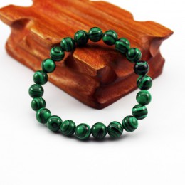 Bransoletka z paciorkami czakry mężczyzn 8mm z kamienia naturalnego Lava Rock tygrysie oko czarny onyks matowy Healing koraliki 