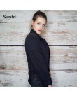 Kurtka Semfri kobiety czarna kurtka dżinsowa zimowe dżinsy płaszcz Casual Harajuku Streetwear kobiece dżinsy Vintage płaszcz Dro