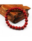 Bransoletka z paciorkami czakry mężczyzn 8mm z kamienia naturalnego Lava Rock tygrysie oko czarny onyks matowy Healing koraliki 
