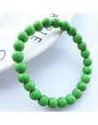 Bransoletka z paciorkami czakry mężczyzn 8mm z kamienia naturalnego Lava Rock tygrysie oko czarny onyks matowy Healing koraliki 