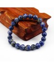 Bransoletka z paciorkami czakry mężczyzn 8mm z kamienia naturalnego Lava Rock tygrysie oko czarny onyks matowy Healing koraliki 