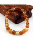 Bransoletka z paciorkami czakry mężczyzn 8mm z kamienia naturalnego Lava Rock tygrysie oko czarny onyks matowy Healing koraliki 
