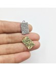 Eruifa 20pcs10*16mm New arrival ziemi stopu cynku prostokąt monety naszyjnik, kolczyki bransoletka biżuteria DIY handmade 2 kolo