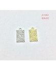 Eruifa 20pcs10*16mm New arrival ziemi stopu cynku prostokąt monety naszyjnik, kolczyki bransoletka biżuteria DIY handmade 2 kolo