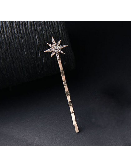Muylinda markowy wzór gwiazda księżyc Rhinestone spinka do włosów spinka do włosów moda akcesoria do włosów kobiety biżuteria