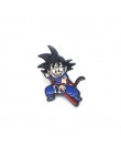 V128 Cartoon Dragon Ball szpilki metalowe emaliowane szpilki i broszki modna, z klapami Pin torby plecak odznaka kolekcja prezen