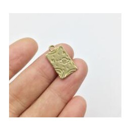 Eruifa 20pcs10*16mm New arrival ziemi stopu cynku prostokąt monety naszyjnik, kolczyki bransoletka biżuteria DIY handmade 2 kolo